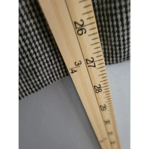 Vintage Alfred Dunner Womens 2pc 100Wool Suit Blazer Skirt Blk Sz 14 Made in USA - Picture 13 of 16